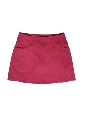 Sketchers Womens Pink Athletic Skort M With Built-In Shorts